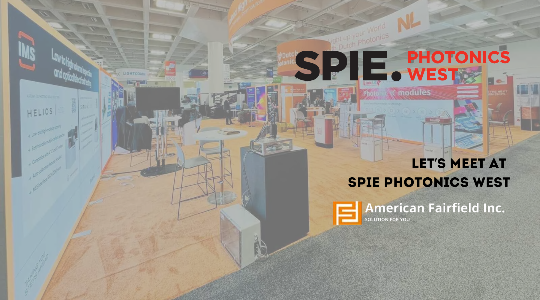 exhibition of Photonics west SPIE